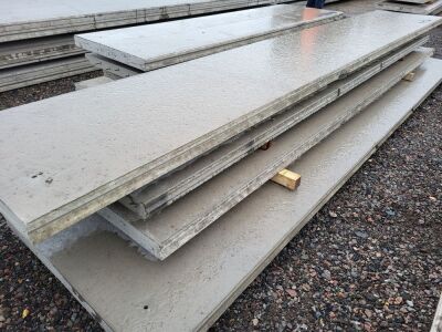 4x Reinforced Concrete Panels - 4