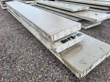 3x Reinforced Concrete Panels