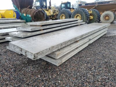 3x Reinforced Concrete Panels