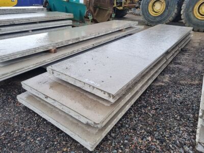 3x Reinforced Concrete Panels