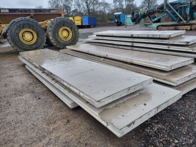 3x Reinforced Concrete Panels - 3