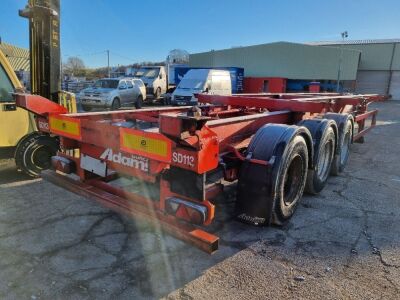 2002 SDC Triaxle Sliding Skeletal Trailer - 10