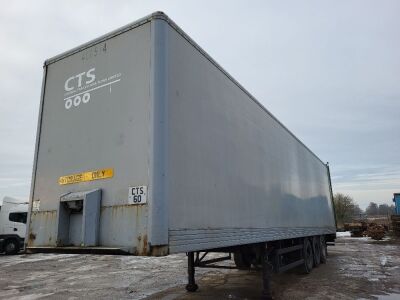 2002 Montracon Triaxle Box Trailer