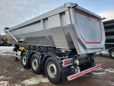 2022 Unused Colson Steel Half Pipe 44t Triaxle Tipping Trailer - 3