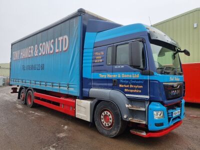 2014 MAN TGS 26360 6x2 Rear Lift Curtainside Rigid - 3
