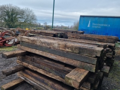 20 x Wood Railway Sleepers