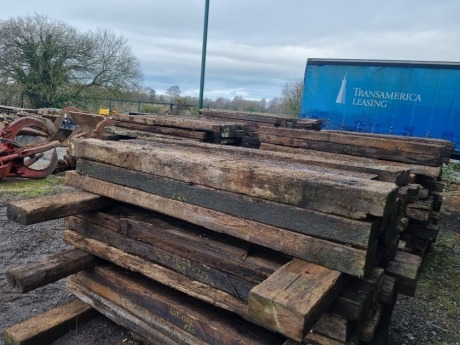 20 x Wood Railway Sleepers