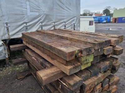 20 x Wood Railway Sleepers - 3