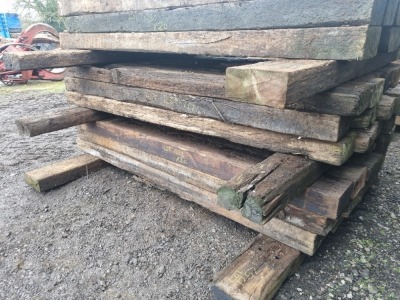 20 x Wood Railway Sleepers