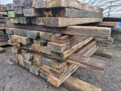 20 x Wood Railway Sleepers - 2