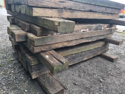 20 x Wood Railway Sleepers - 4