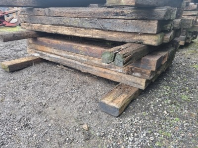 20 x Wood Railway Sleepers