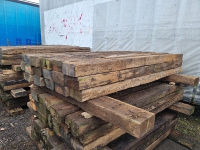 20 x Wood Railway Sleepers