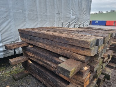 20 x Wood Railway Sleepers - 2