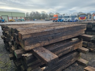 20 x Wood Railway Sleepers - 3