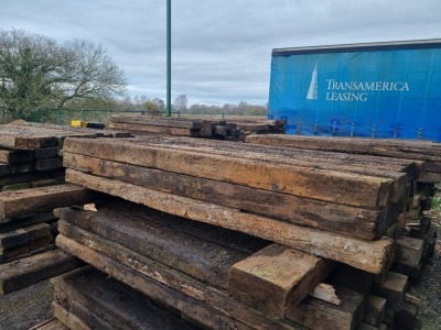 20 x Wood Railway Sleepers - 4