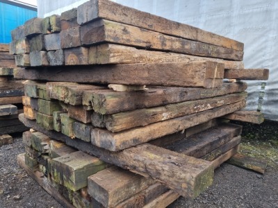 20 x Wood Railway Sleepers