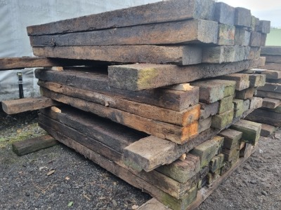 20 x Wood Railway Sleepers - 2