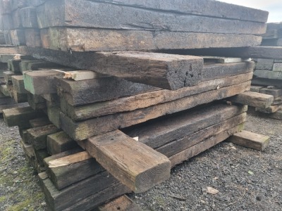 20 x Wood Railway Sleepers - 3