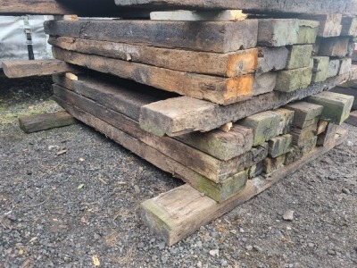 20 x Wood Railway Sleepers - 2