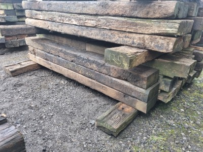 20 x Wood Railway Sleepers - 4