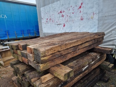 20 x Wood Railway Sleepers