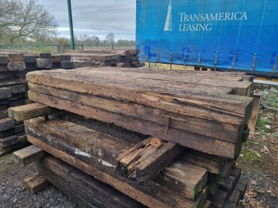 20 x Wood Railway Sleepers - 4