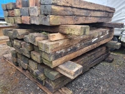 20 x Wood Railway Sleepers