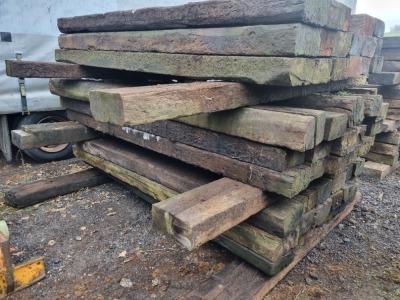 20 x Wood Railway Sleepers - 2