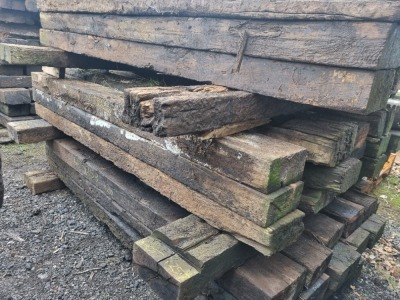 20 x Wood Railway Sleepers - 4