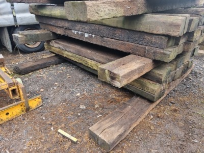 20 x Wood Railway Sleepers - 2