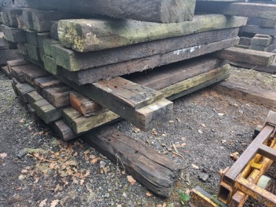 20 x Wood Railway Sleepers - 3