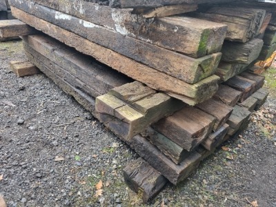 20 x Wood Railway Sleepers - 4