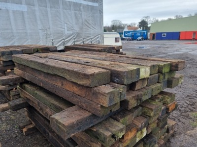 21 x Wood Railway Sleepers - 2