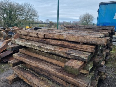 21 x Wood Railway Sleepers - 4