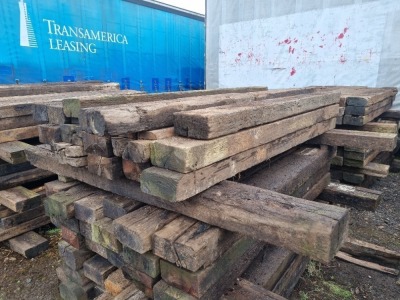 20 x Wood Railway Sleepers - 2