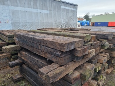 20 x Wood Railway Sleepers - 3