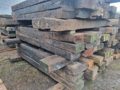 20 x Wood Railway Sleepers - 3