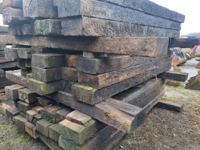 20 x Wood Railway Sleepers - 4