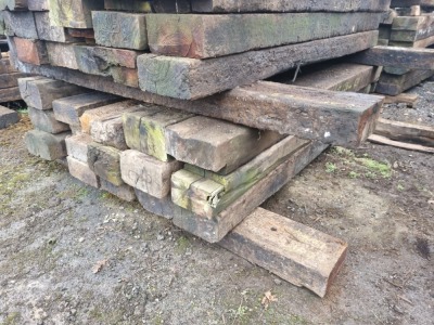 20 x Wood Railway Sleepers - 2