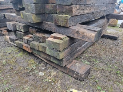 20 x Wood Railway Sleepers - 4