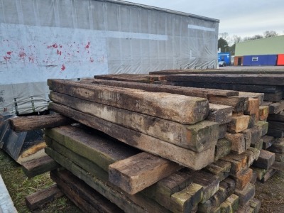 20 x Wood Railway Sleepers - 3