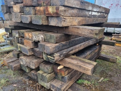 20 x Wood Railway Sleepers - 2