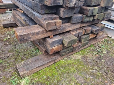 20 x Wood Railway Sleepers