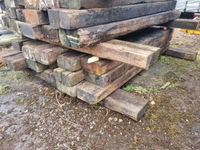 20 x Wood Railway Sleepers - 2