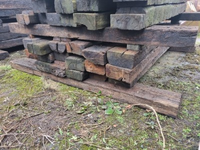 20 x Wood Railway Sleepers - 4