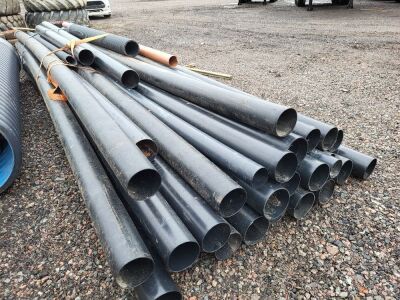 Quantity of Misc PVC Pipe + Man Hole Access Pipe - 7