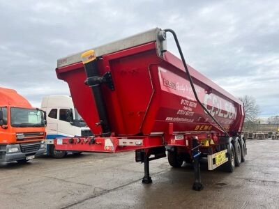 2021 Unused Colson Steel Half Pipe 44t Triaxle Tipping Trailer