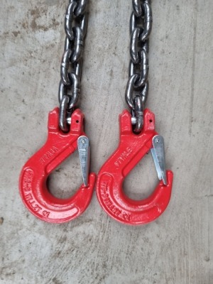 2ton 2 Leg Lifting Chain - 2m Long - 2