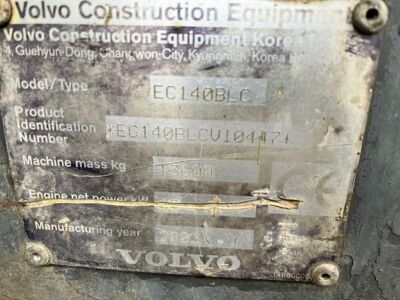 2003 Volvo EC140 BLC Excavator - 9
